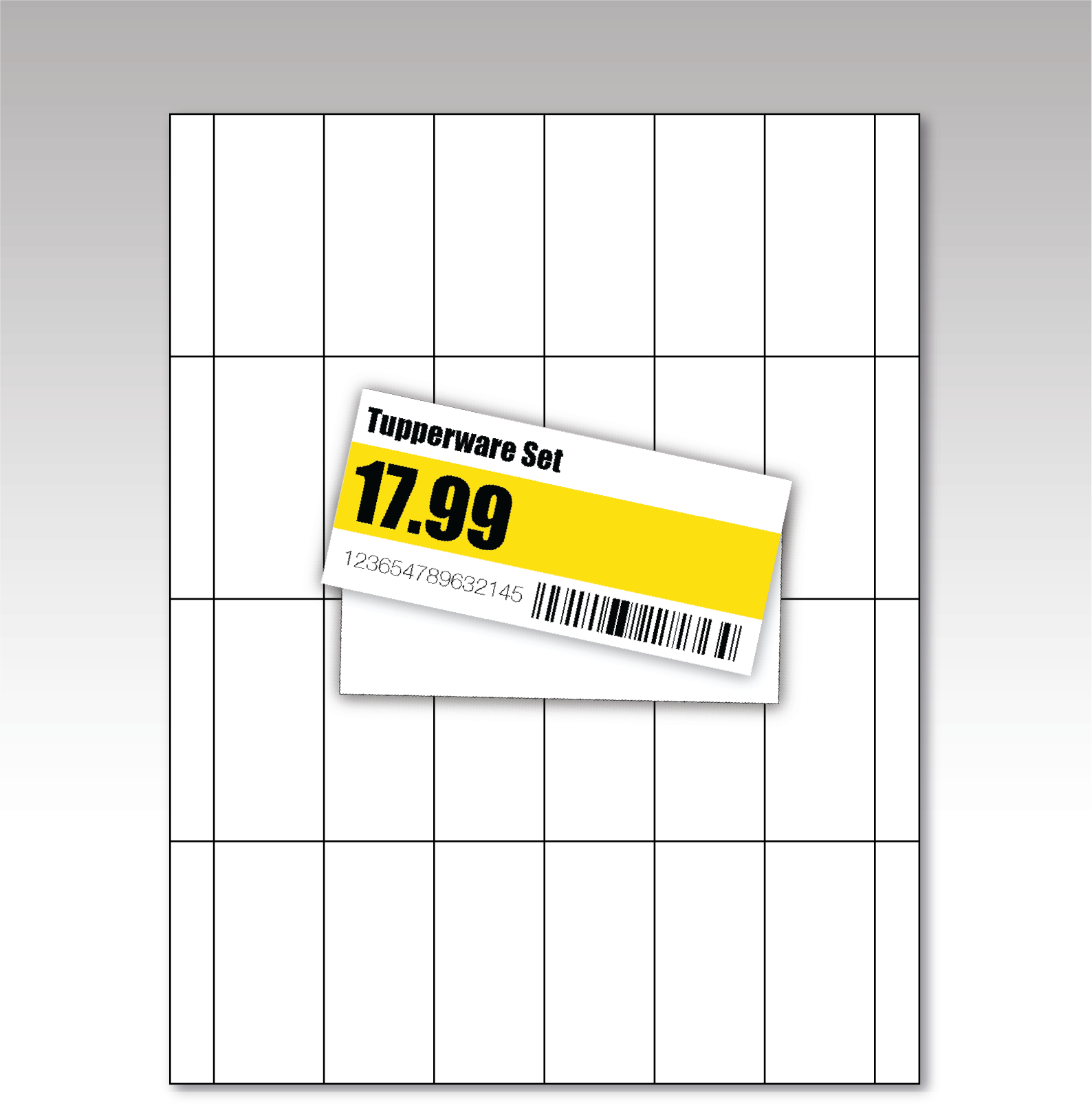 24-UP SHELF STRIPS