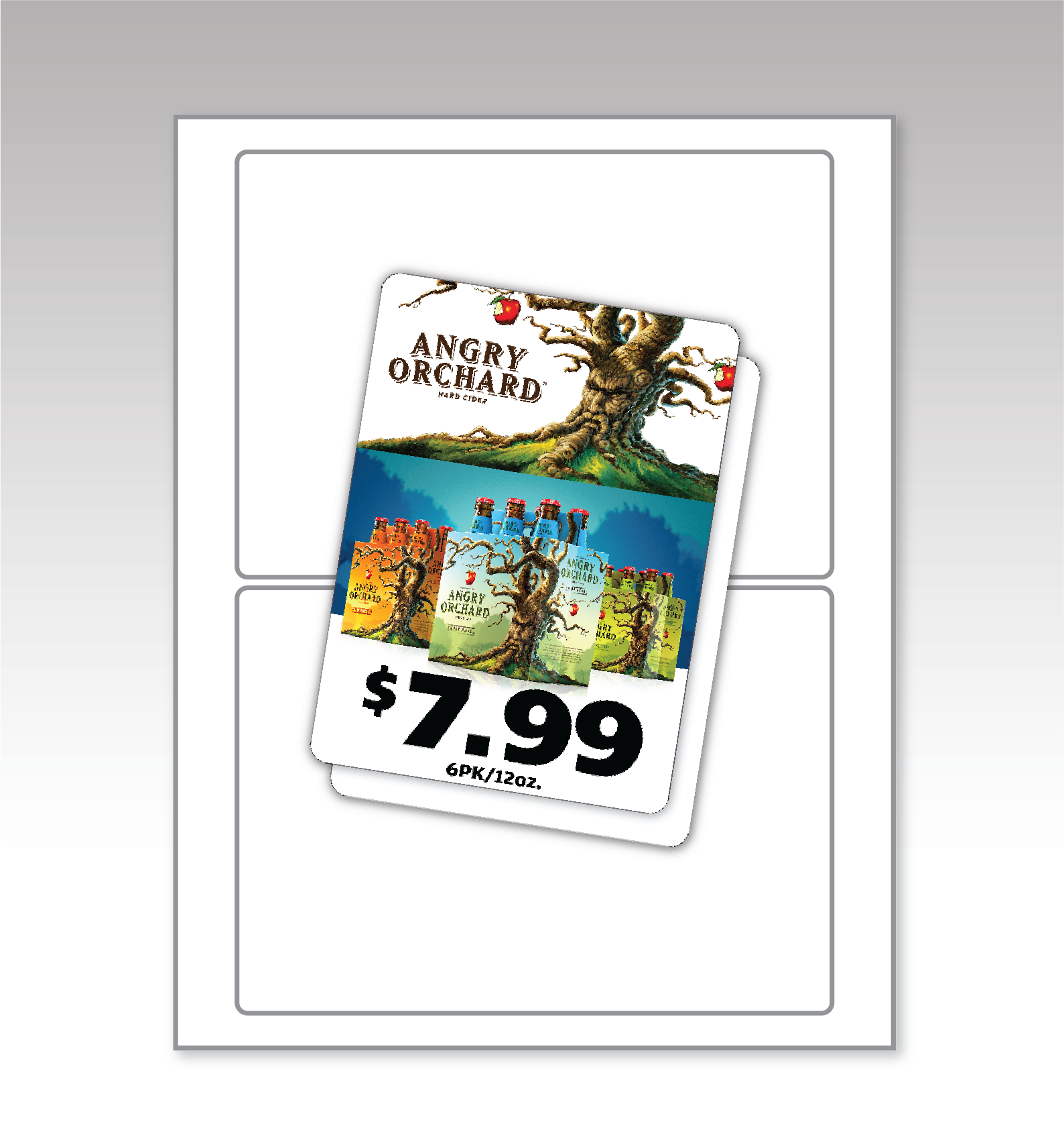 2-UP ADHESIVE LABELS